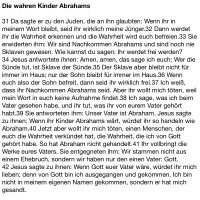 MI der 5. Fastenwoche - Johannes 8, 31-42