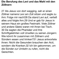 SA nach Aschermittw. Lukas 5, 27-32