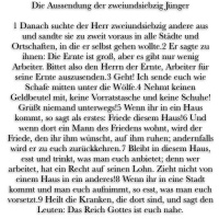 Hl Timotheus  Hl. Titus - Lukas 10, 1-9