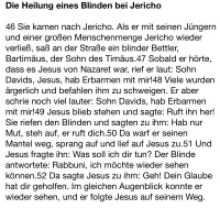 DO 8.Woche - Markus 10, 46-52