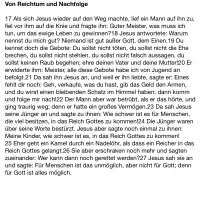 MO 8.Woche - Markus 10, 17-27