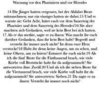 DI 6.Woche - Markus 8, 14-21