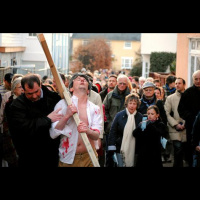 #Wivenhoe Passion Play - Pontius Pilate does the dirty.
