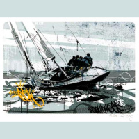 Launch of A Walk Through #Wivenhoe exhibition with @papershed37 @jardinebistro