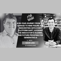 487. A 20-Year Journey from the Garage to Nine-Figure ARR,  Reinventing with Every Platform Shift, Avoiding the Innovator’s Dilemma, and Future-Proofing for Generative AI (Dave Link)