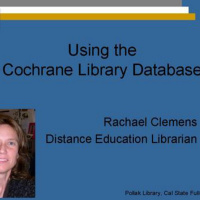 Cochrane Library (MP3 Audio-Only)