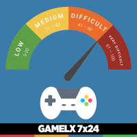 GAMELX 7x24 - La dificultad en los videojuegos