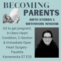 IUI to get pregnant, In Utero Heart Condition, C-Section amp Immediate Open Heart Surgery - Paulette Kamenecka S7 E35