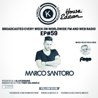 KUMUSIC RADIO SHOW EPISODE #059 guest dj MARCO SANTORO