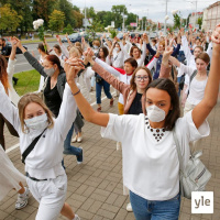 Valko-Venäjän kansa nousi diktaattoria vastaan