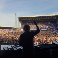 Warming up for Little Mix at Wirral Live