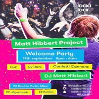 Matt Hibbert Project Live at Baa Bar Fleet St Vol 8 (Freshers Sunday Welcome Party)