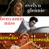 Set 48 - Benyamin Nuss. Evelyn Glennie. Arcadio Minczuk. Sporto Kantès