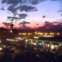 Atardecer en Jemma Elfna