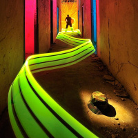 Light Painting a más no poder. Congreso Light Art Ciudad de Oviedo.