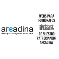 [iNight 2023] Webs para fotógrafos de nuestro patrocinador Arcadina