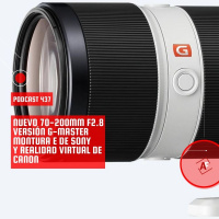 Nuevo 70-200mm f2.8 versión G-Master Montura E de Sony y realidad virtual de Canon