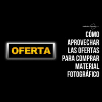 Cómo aprovechar las ofertas para comprar material fotográfico