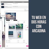 Tu web en dos horas con Arcadina