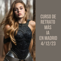 Curso de retrato más IA en Madrid. 4/12/23