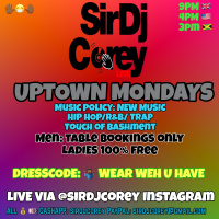 Uptown Mondays 100% 2020 music