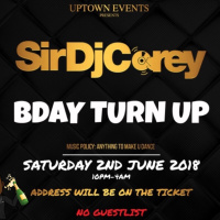 SIRDJCOREY BDAY LIVE AUDIO 2018