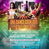 ONE DANCE COOK OUT 24/8/2019