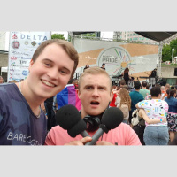 Alex Baker  Toby Lawrence at Motor City Pride