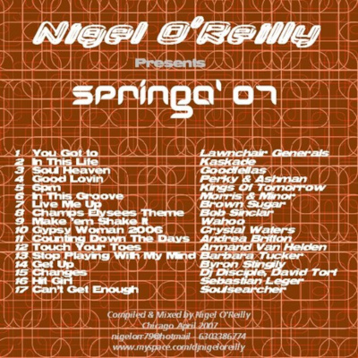 Dj Nigel Oreilly