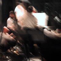 blurred (2011)- for alto flute, cello and vibraphone and live-electronics