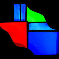 Imagination: Komposition mit Rot (nach Mondrian)