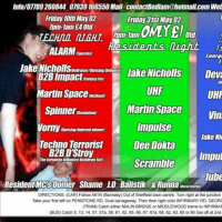 Lee UHF- Bedlam Techno Night- 10th May 2002