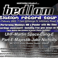 Lee UHF- Bedlam- Elation Tour- 8th February 2002