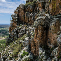 Thunders and sheperd in the mountain Las Narices