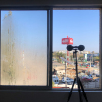 People protesting in La Ligua (Chile)