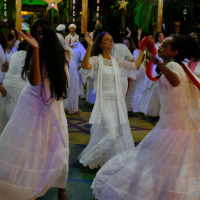 Ritual Santo Daime  Umbanda at the Fraternidade Kayman (Belo Horizonte, Brazil)