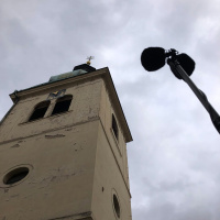Church Bells at noon on Sunday (Prague)