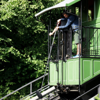 Funicular in Fribourg