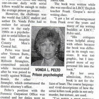 Vondas Personal  Physical Degradation from Exposure to Serial Killers, Criminals  Creeps