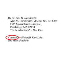 OA755: Alan Dershowitz Would Like New Ethics Rules To Benefit... Alan Dershowitz