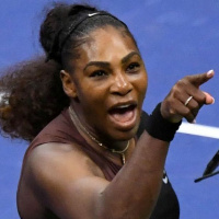 Serena Williams goes Elbow Deep into 911