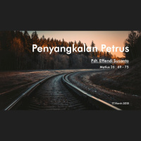 Penyangkalan Petrus Pdt Effendi Susanto