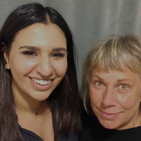 Stina med Melinda som stångas med rättvisan