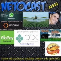 NETOCAST 1539 de 18/03/2023 - Pesquisadores brasileiros desenvolvem sensor de papel para detectar presença de agrotóxico