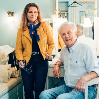 Katarina Hahr möter skådespelaren och artisten Sven-Bertil Taube