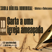 Carta a uma igreja ameaçada - Pra. Geórgia Almeida - EBD [09.06.2024]