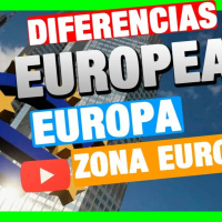 240.- € ️DIFERENCIAS entre EUROPA o UNIÓN EUROPEA y zona euro o EUROZONA ► Diccionario Financiero sencillo