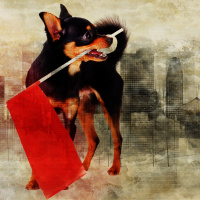 Labzik the Depression Dog - Chance Bone