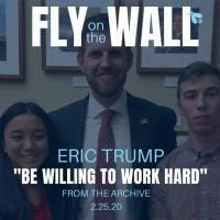 Eric Trump: Be willing to work hard