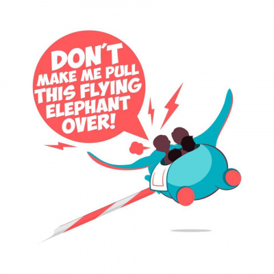 Dont Make Me Pull This Flying Elephant Over! - A Disney Podcast